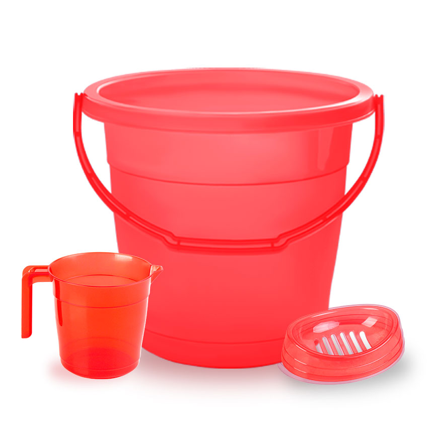 Glow Bath Essentials Bundle Pack of 3 Red