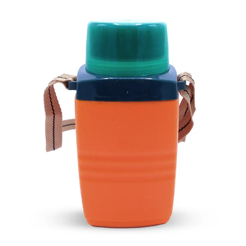 Hunter Water Bottle Orange and Green Cap - Small 700ml
