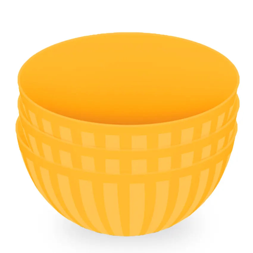 Premio Bowl 3 pcs set Medium in Dark orange