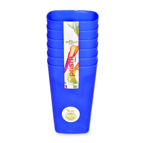 Prism Glass Model-1 6pcs Pack in Blue