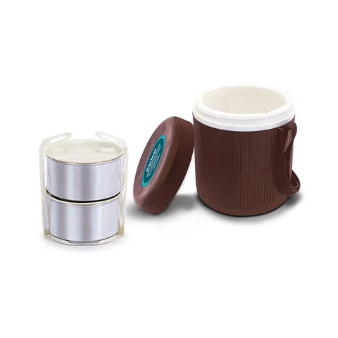 Partner Lunch Carrier Small Brown