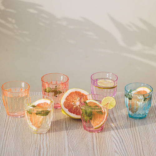 Party Acrylic Glass M-10 Pack of 6 - (250ml)