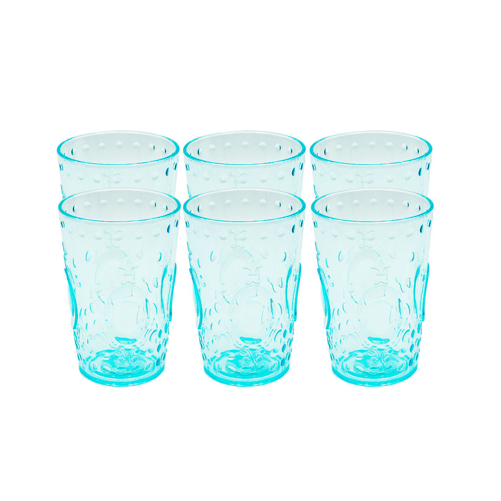 Party Acrylic Glass M-9 Pack of 6 - (250ml)