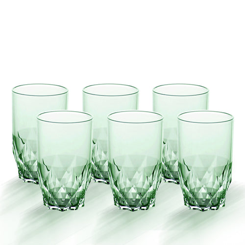 Party Acrylic Glass M-11 Pack of 6 - (250ml)