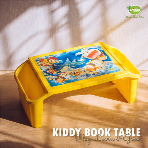 Kiddy Book Table yellow 3 pcs set with sticker