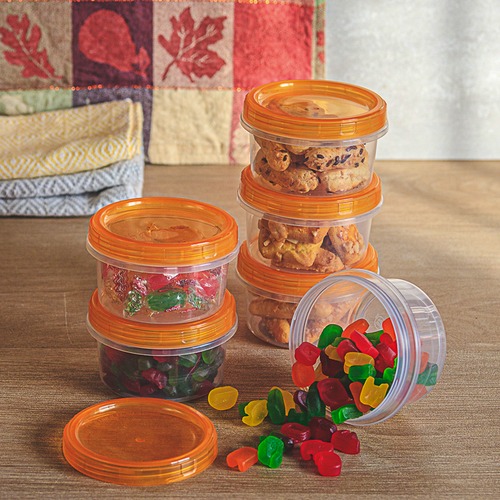 Fresh Food Container Pack of 6 Small - (250ml) Wit Candees