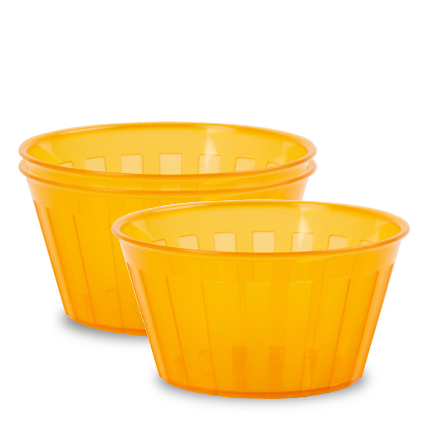 Milan Bowl 3 pc set in Orange - Small 1000ml