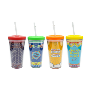 Coco Straw Tumbler - (500ml)
