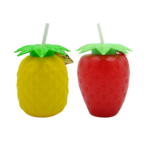 Fruit-themed Tango Tumblers – BPA-free bottles in playful strawberry, grape, and pineapple shapes