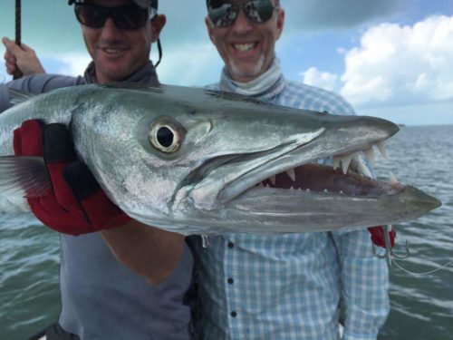 Marquesas Keys fly fishing for barracuda in the winter